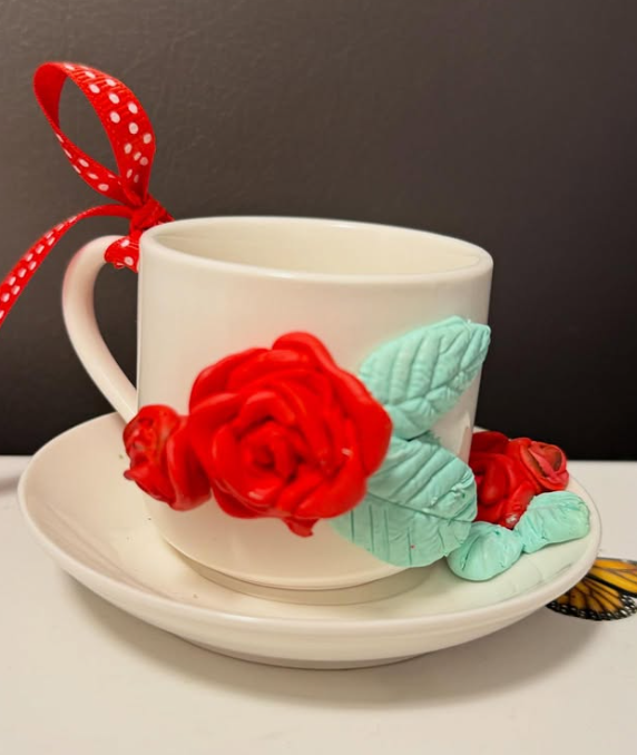 Custom wedding mugs with couple's names